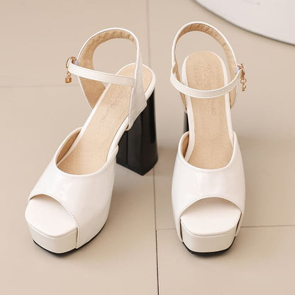 Platform Chunky Heel Sandals SpreePicky