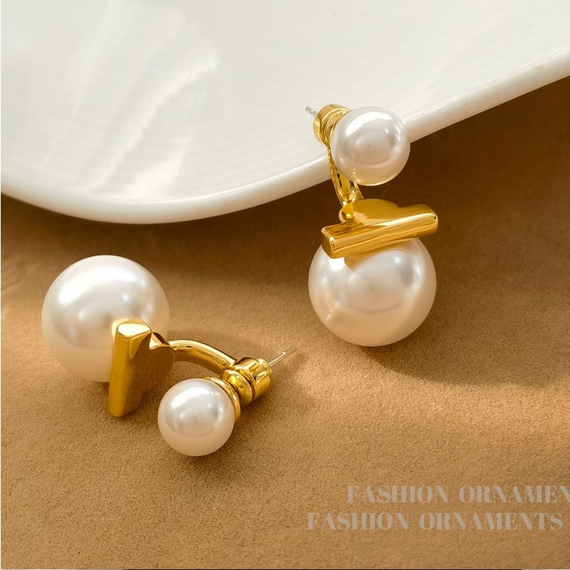 Faux Pearl Alloy Ear Jacket SpreePicky