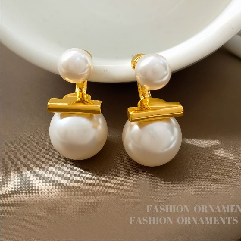 Faux Pearl Alloy Ear Jacket SpreePicky