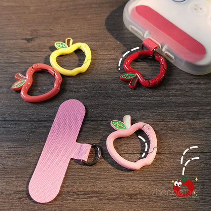 Apple Alloy Clip Phone Charm / Lanyard Pad / Set SpreePicky