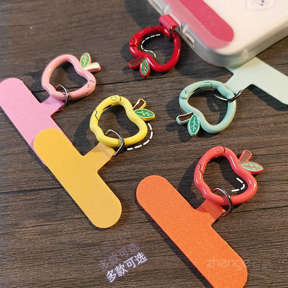 Apple Alloy Clip Phone Charm / Lanyard Pad / Set SpreePicky