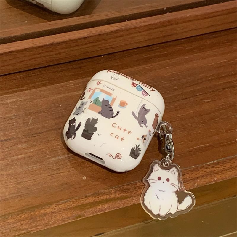 Cat AirPods / Pro Earphone Case Skin SpreePicky