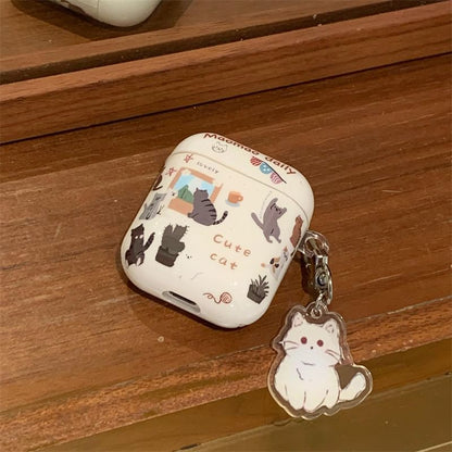 Cat AirPods / Pro Earphone Case Skin SpreePicky