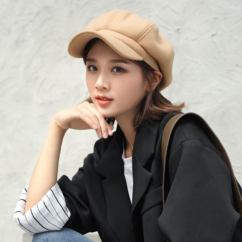 Plain Panel Newsboy Cap SpreePicky