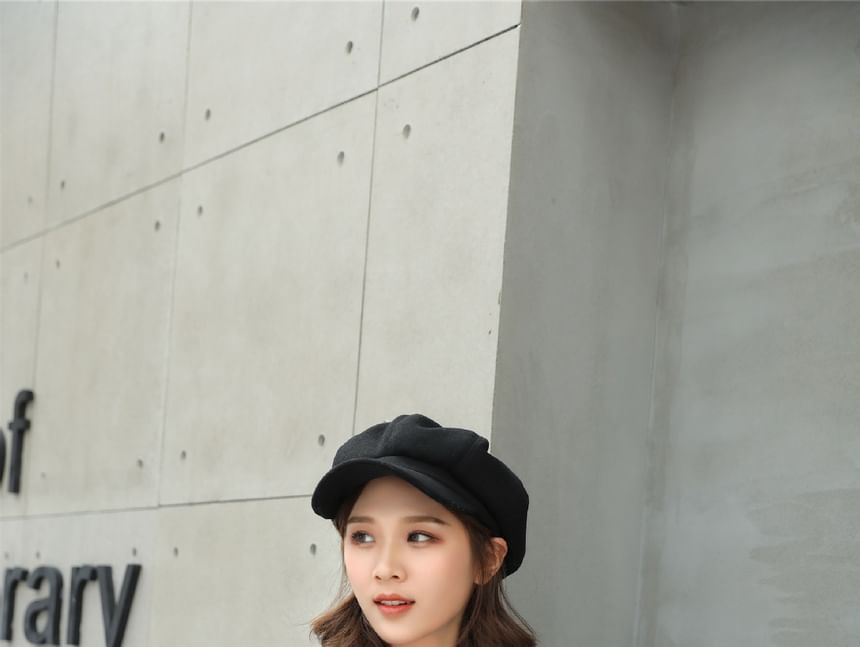 Plain Panel Newsboy Cap SpreePicky