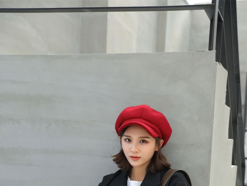 Plain Panel Newsboy Cap SpreePicky