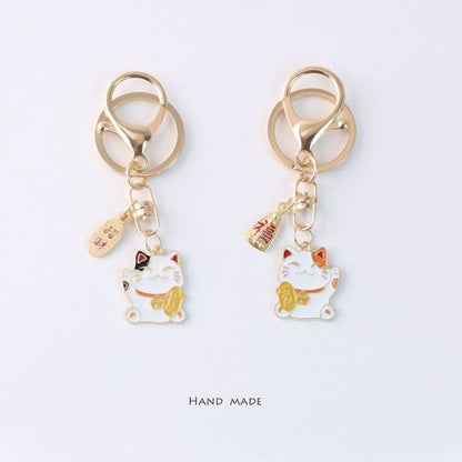 Japanese Lucky-Cat Bag Charm / Key Ring SpreePicky