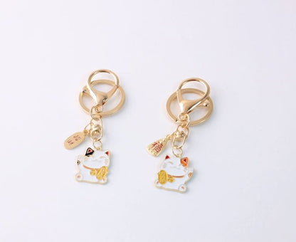 Japanese Lucky-Cat Bag Charm / Key Ring SpreePicky