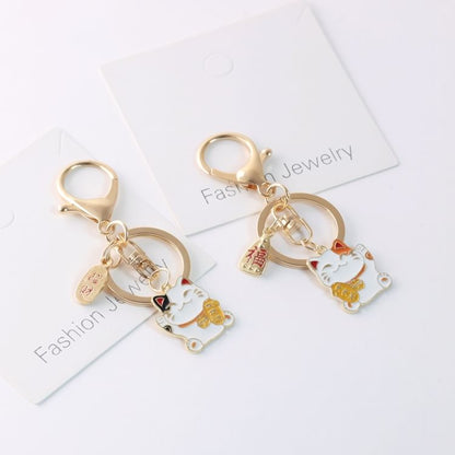 Japanese Lucky-Cat Bag Charm / Key Ring SpreePicky