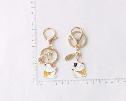 Japanese Lucky-Cat Bag Charm / Key Ring SpreePicky