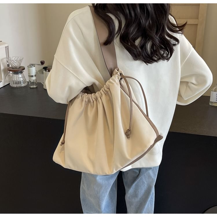 Drawstring Fabric Tote Bag mySite