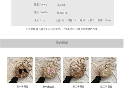 Set: Top Handle Woven Crossbody Bag + Scarf mySite