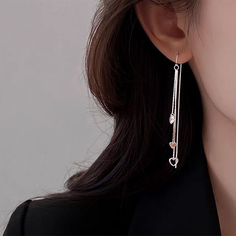 Heart Alloy Threader Earring mySite