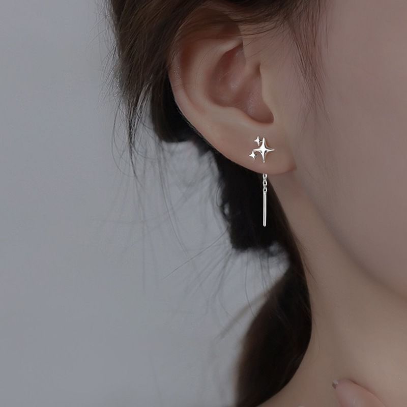 Star Asymmetrical Alloy Threader Earring mySite