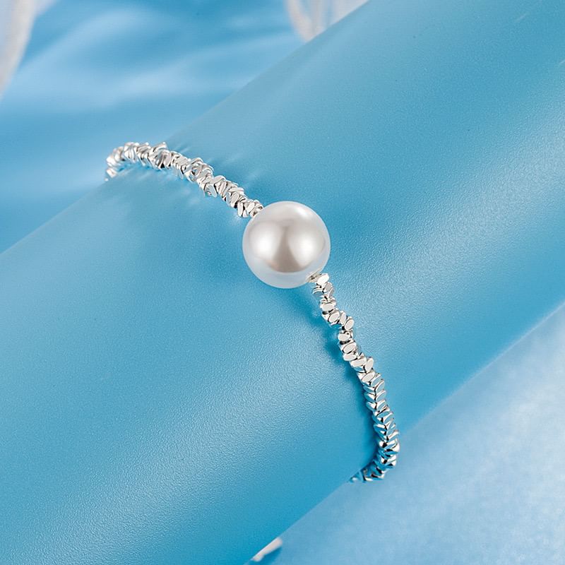 Faux Pearl Alloy Bracelet mySite