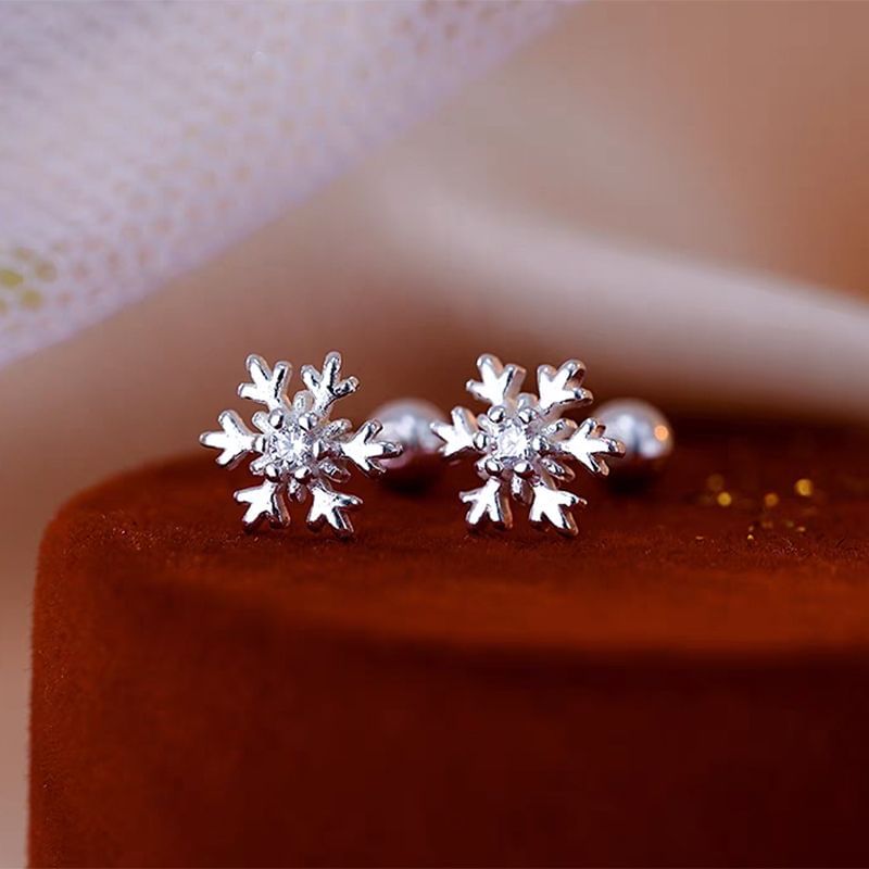 Snowflake Alloy Stud Earring mySite