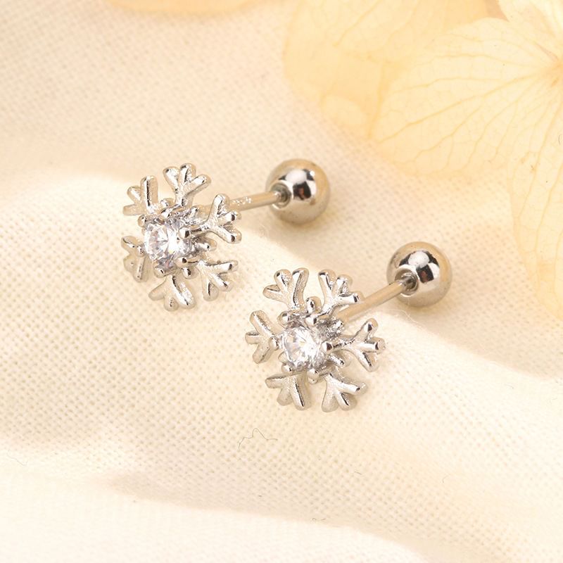 Snowflake Alloy Stud Earring mySite