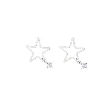 Star Alloy Drop Earring mySite