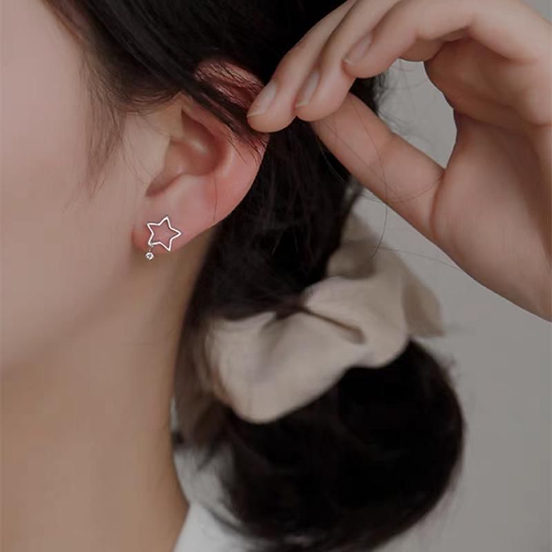 Star Alloy Drop Earring mySite