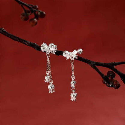 Bow Alloy Dangle Earring mySite