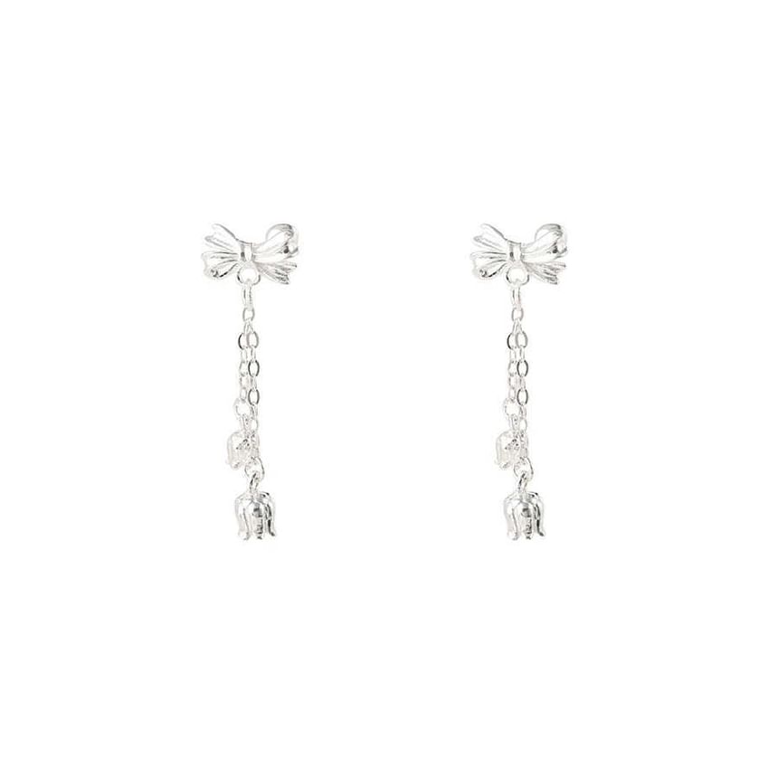 Bow Alloy Dangle Earring mySite