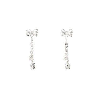 Bow Alloy Dangle Earring mySite