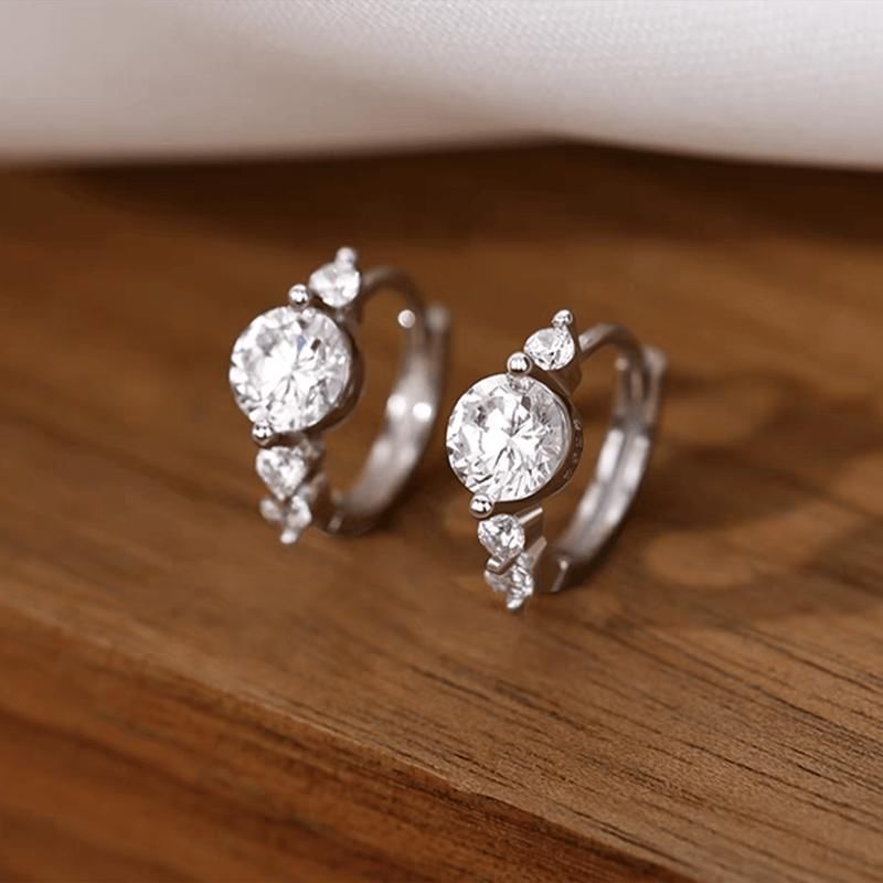 Rhinestone Alloy Stud Earring mySite