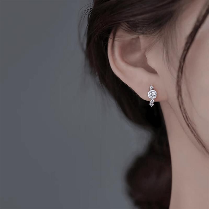 Rhinestone Alloy Stud Earring mySite