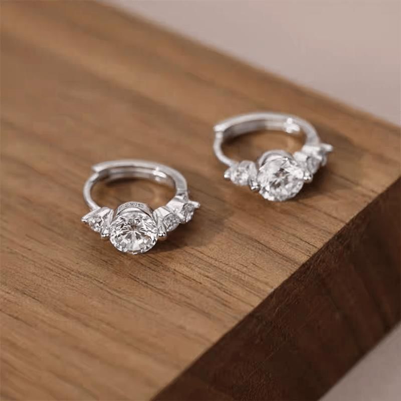 Rhinestone Alloy Stud Earring mySite