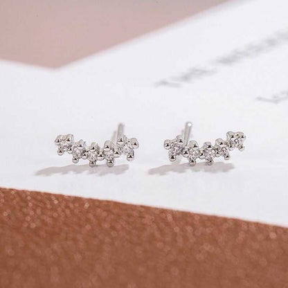 Rhinestone Alloy Crawler Earring mySite