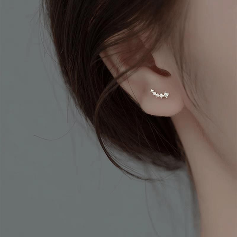 Rhinestone Alloy Crawler Earring mySite