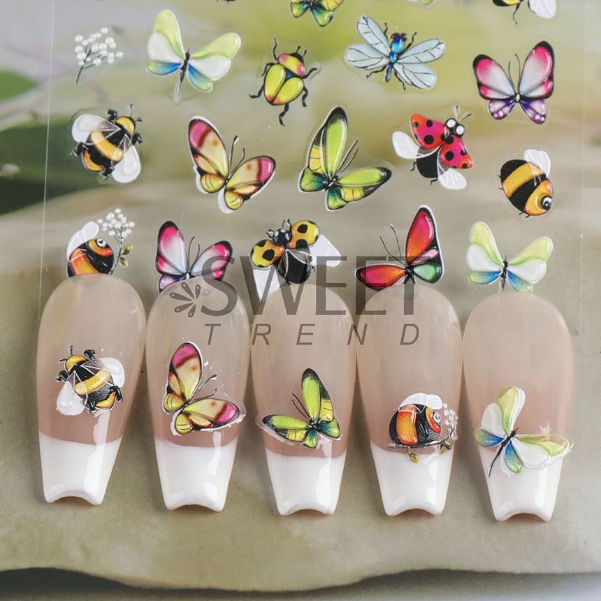 Butterfly Nail Art Stickers SpreePicky