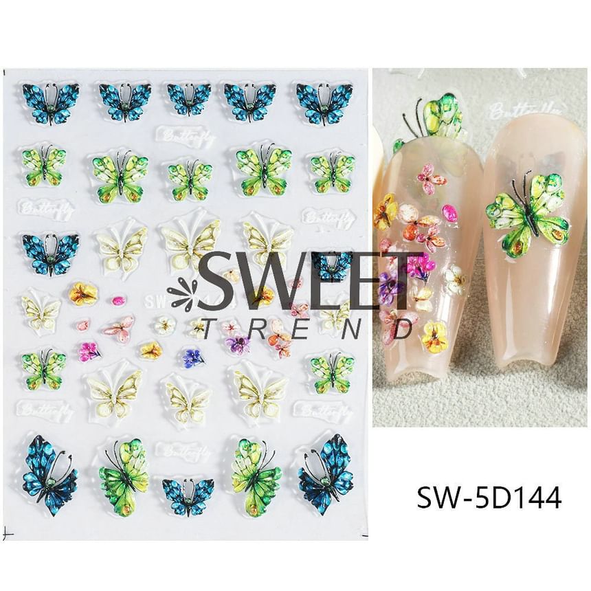 Butterfly Nail Art Stickers SpreePicky