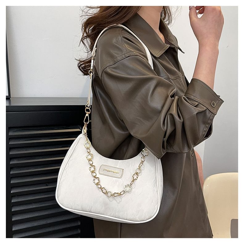 Chain Strap Applique Shoulder Bag SpreePicky