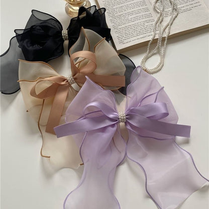 Ribbon Organza Hair Clip SpreePicky