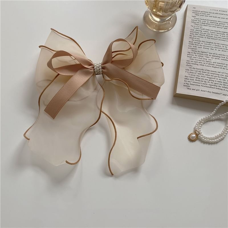 Ribbon Organza Hair Clip SpreePicky