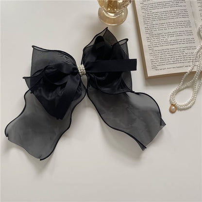 Ribbon Organza Hair Clip SpreePicky