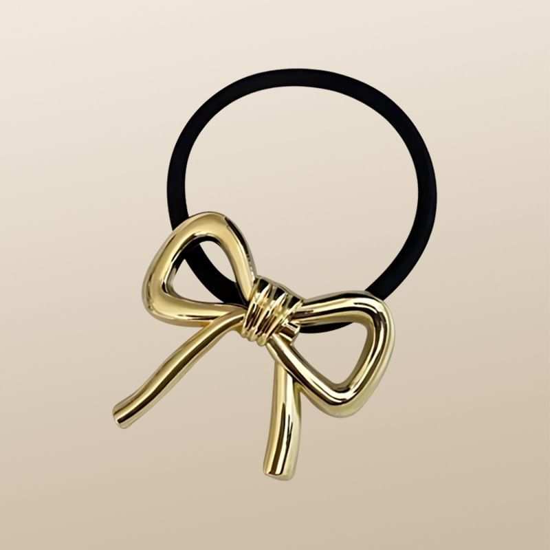 Bow Alloy Hair Tie SpreePicky