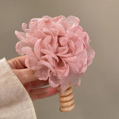 Floral Fabric Coil Hair Tie SpreePicky