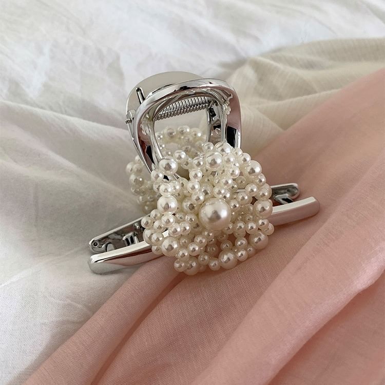 Faux Pearl Hair Clamp SpreePicky