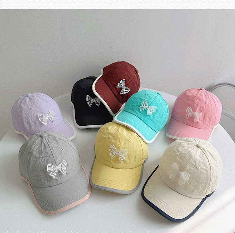 Bow Piped Baseball Cap SpreePicky