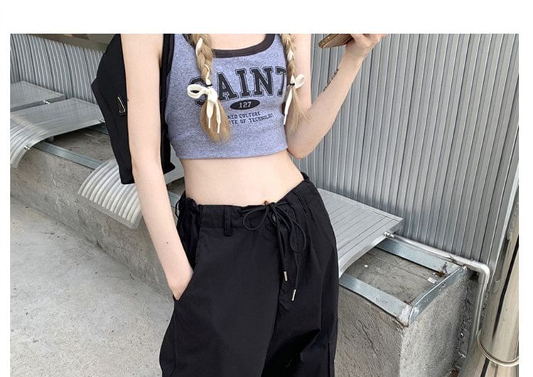 High Waist Plain Loose Fit Cargo Pants (Various Designs) SpreePicky