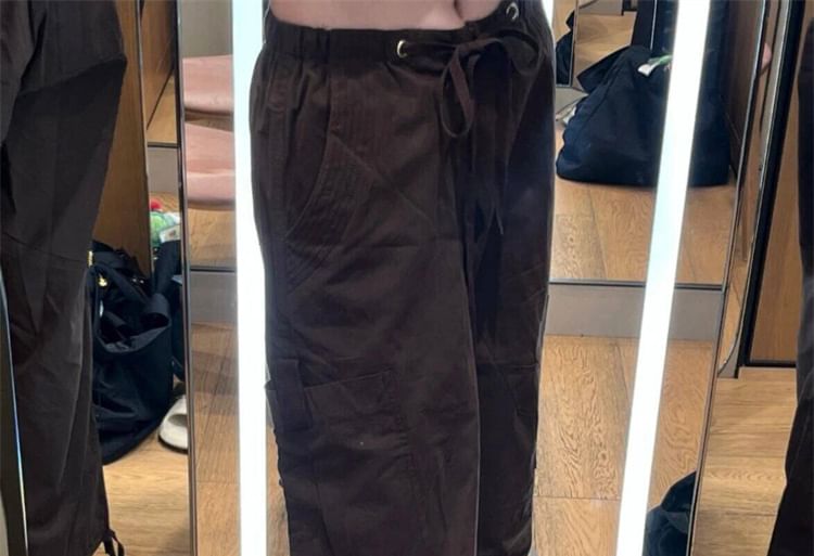 High Waist Wide Leg Cargo Pants (Various Designs) SpreePicky