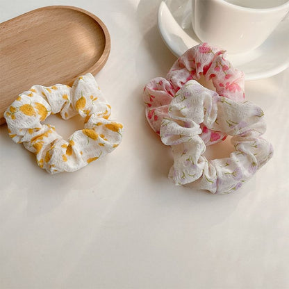 Floral Print Scrunchie mySite