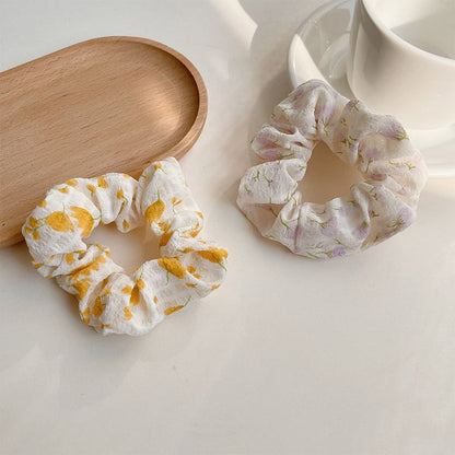 Floral Print Scrunchie mySite