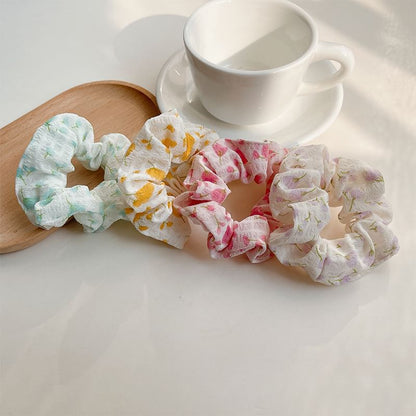 Floral Print Scrunchie mySite