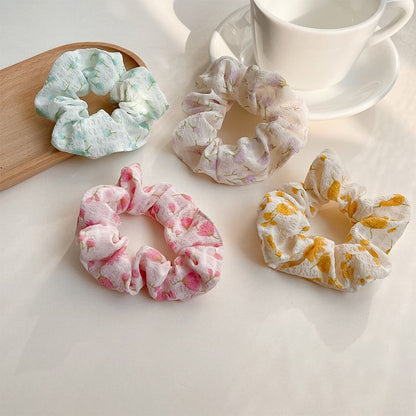 Floral Print Scrunchie mySite