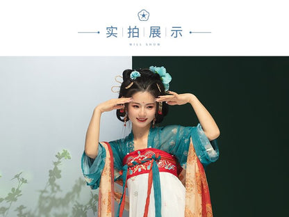 Traditional Chinese Print Costume Set SpreePicky