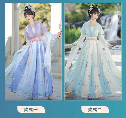 Traditional Chinese Floral Costume Set SpreePicky