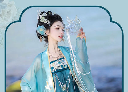 Traditional Chinese Floral Embroidery Costume Set SpreePicky